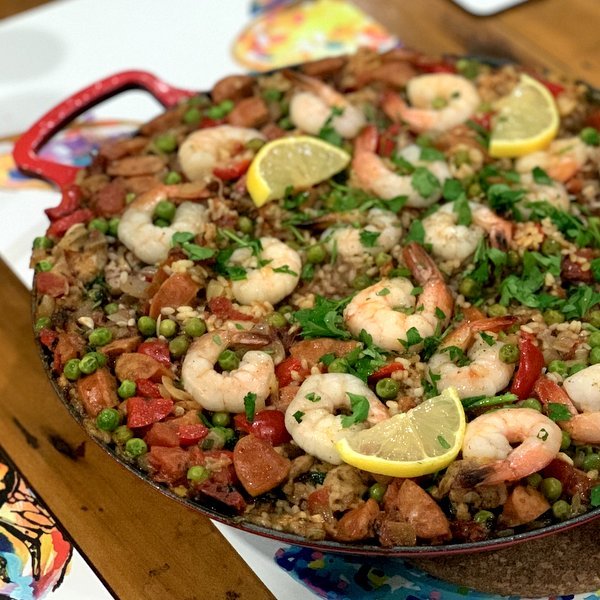Chicken, Chorizo & Prawn Paella